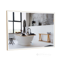 дзеркало Aqua Rodos Люче 100x70x4 золотий з підсвічуванням (АР000113282)