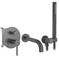 смеситель для ванны Rea Lungo скрытого монтажа, tytan + box (REA-B6388)