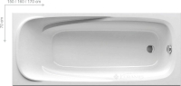ванна-комплект Ravak Vanda II 160x70 белый (CP11000000-K)