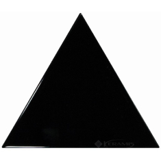 плитка Equipe Scale 10,8x12,4 Triangolo black (23821)
