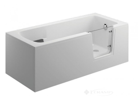 Панель для ванни Polimat 75 см збоку, біла (00891)