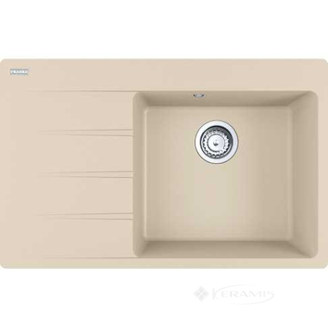 Кухонна мийка Franke Centro cng 611-78 TL, бежевий, крило зліва (114.0630.467)