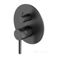 зовнішня частина змішувача для душу Omnires Y прихованого монтажу, brushed graphite (Y1247ROGR)