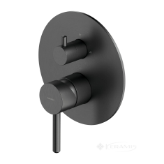 внешняя часть смесителя для душа Omnires Y скрытого монтажа, brushed graphite (Y1247ROGR)