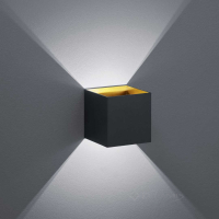 світильник настінний Trio Louis, чорний матовий, LED (223310132)
