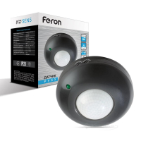 датчик движения Feron LX20/SEN5 черный (80393)