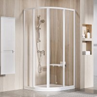 душова кабіна Ravak SKCP4-90 195 white + glass Transparent (3117O102Z1)