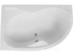ванна акрилова Polimat Dora кутова, 170x110 ліва, біла (00358)