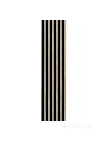 Стінова панель Marbet Woodline 2700х300 чорний/дуб сонома (53615601102)