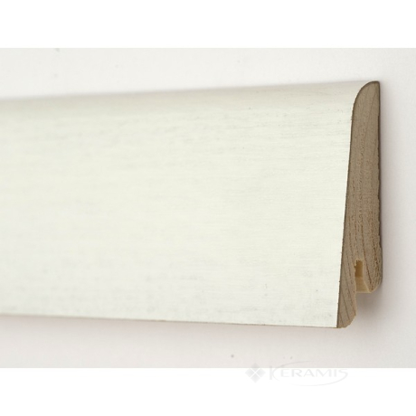 Плинтус Kluchuk Rustique 60 мм дуб белый (KLE60-12)