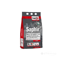 затирка для швов плитки Sopro Saphir 9504A бетонно-сірий №14 4 кг (9504A/4)