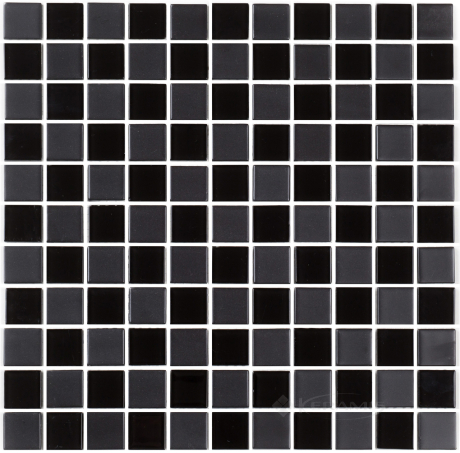 Мозаика Kotto Keramika GM 4057 CС Black mat/Black 30х30
