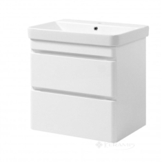 тумба с умывальником Юввис Vivace 80x63x46 ТПБ - 2 Д белый матовый (939334-0111)