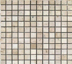 мозаика KrimArt Travertine Classik 30,5x30,5 beige (2,3х2,3) МКР-2С