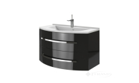 тумба с умывальником Botticelli Vanessa 90x50,5x45 подвесная, черный (Vn-90)