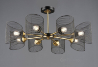 люстра підвісна Valeso B N6685/8 чорний-мідь (SP000045805)