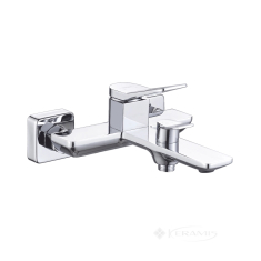 змішувач для ванни Qtap Presto з душовим гарнітуром, хром (QTPRE259CRM45574)