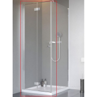 душевая кабина Radaway NES 8 KDJ B 90x90 левая, безопасное стекло, прозрачное (10075090-01-01L)