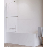 штора для ванни Radaway Idea PNJ 100 безпечне скло, прозраное, з вішалкою (10001100-01-01W)