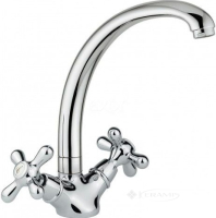 змішувач для кухні Emmevi Сlassic Dominox хром/золото (CO12717)