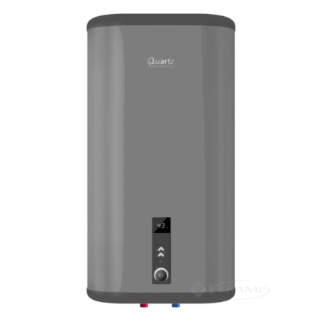 Водонагреватель Quartz Gland 50 V накопительный, сухой тэн, серый (33236)