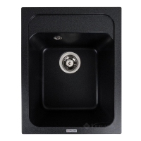 кухонная мойка Valeso Korrado 49,7x39,8x20 на столешницу, гранит, карбон (SP000047249)