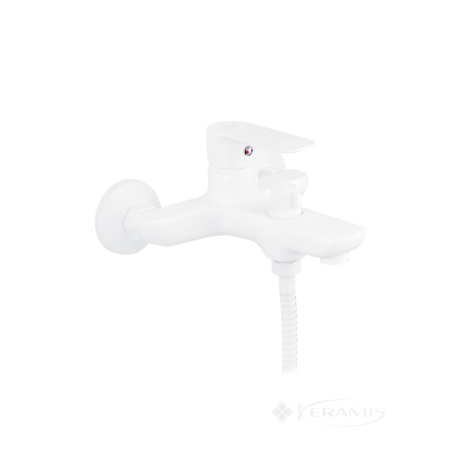 Змішувач для ванни Kroner Fulda білий матовий (Fulda-W060) CV018080