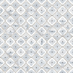 плитка Opoczno Blumarine Pattern Satin 42x42 голубая