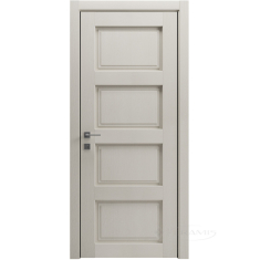 дверне полотно Rodos Style 4 800 мм, глухе, каштан бежевий