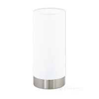 настольная лампа Eglo Damasco 1 хром, белый (95776)