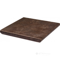 ступень угловая с капиносом Paradyz Ilario 33x33 brown