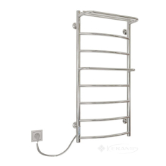 полотенцесушитель Kosser Каскад 1000x500 с полкой хром (ДКп03EL)