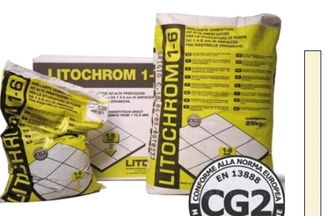 Затирка Litokol Litochrom 1-6 (С.690 слоновая кость) 5 кг