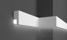молдинг Elite Decor Prestige Decor 6,5x3x200 см белый (MC 301 led)