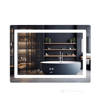 дзеркало Lidz Kubis 1000х800 з LED-підсвічуванням Touch та з антизапітнінням (LD78LF6141008048450)