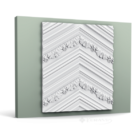 Панель стінова Orac Decor Modern chevron white (W130)