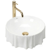 умивальник Rea Anastazja 42x42 глянсовий, білий (REA-U0639)