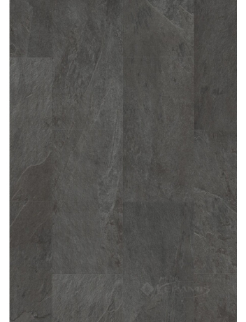 Вінілова підлога Quick Step Alpha Vinyl Tiles 33/4 Black slate (AVSTT40035)