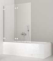 штора для ванны Radaway Arta PND 130x150 стекло прозрачное левая (210213-01L)