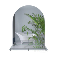 дзеркало Lidz Tani 70x90x11 настінне з полицею, хром (LD78TA7090)