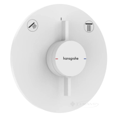 смеситель для душа Hansgrohe DuoTurn S скрытого монтажа, белый матовый (75418700)