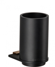 стакан с держателем Bemeta Galla черный (108110010)