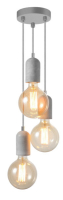 подвесной светильник Azzardo Volta, серый, 3 лампы (BP-9093 / AZ2385)