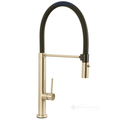 смеситель для кухни Rea Viera с гибким изливом, brushed gold (REA-B4852)