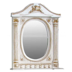 зеркало Ольвия Наполеон 195 91,5x14x94 патина серебро/золото