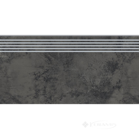 Сходинка Opoczno Quenos 29,8x59,8 graphite steptread