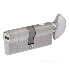 цилиндр для замка Buonellе B10CP3535SCX6 35-35 мм ключ - поворотник, 5 ключей + монтажний ключ, xром матовий