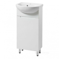 тумба с умывальником Юввис Эстель 85,2x40x33 SOLO Т белый (46591-01)