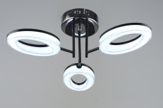 люстра світлодіодна акрилова Sirius B YH1100/3 BK+CH (SP000043642)