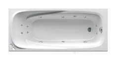 ванна акриловая Ravak Vanda II 170x70 Relax Pro гидромассажная, хром (GMSR1431)
